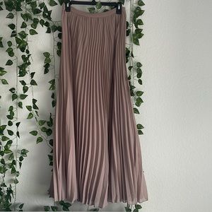 Asos Mauve Pleated Maci skirt